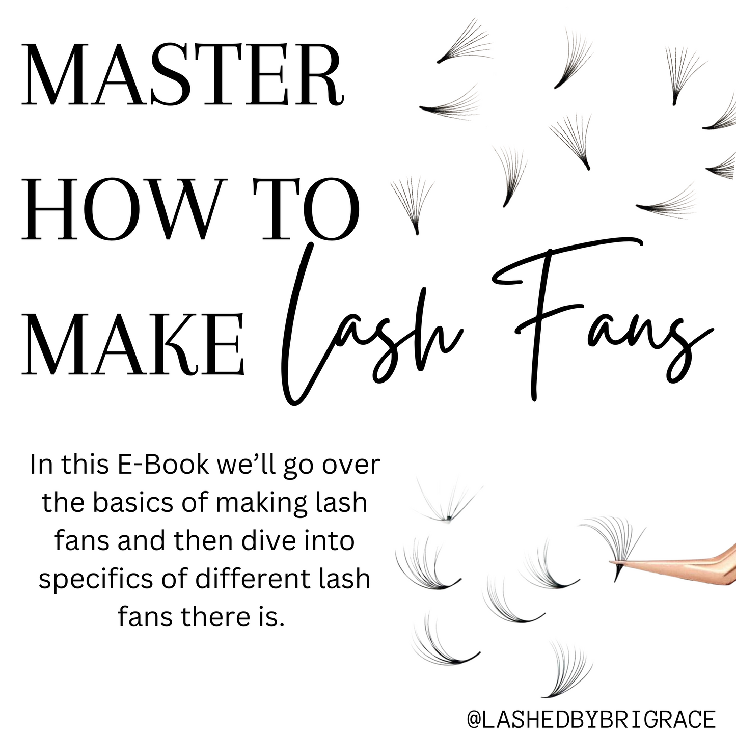 How to Make Lash Fans E-Book