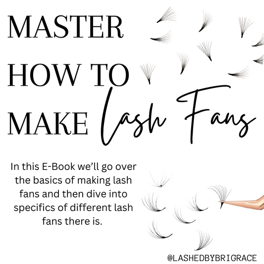 How to Make Lash Fans E-Book